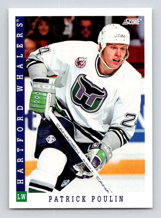 1993-94 Score Canadian #202 Patrick Poulin Hockey  Image 1