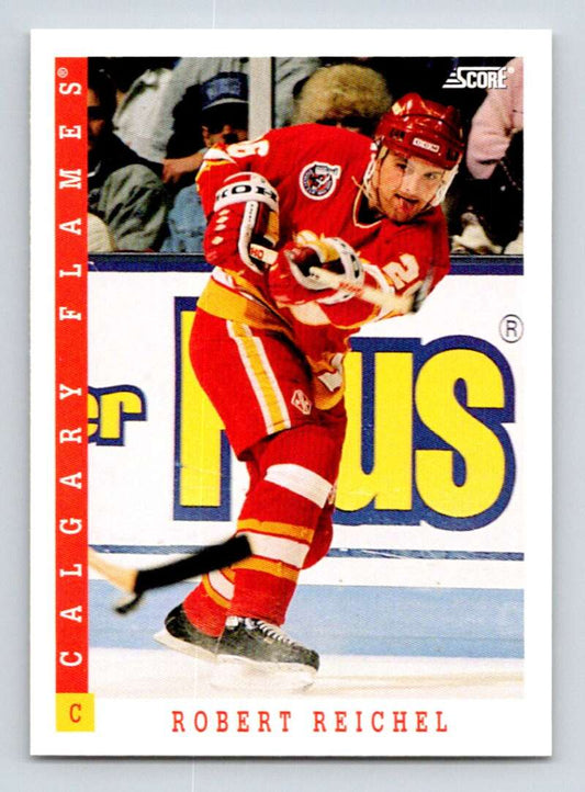 1993-94 Score Canadian #204 Robert Reichel Hockey Calgary Flames  Image 1
