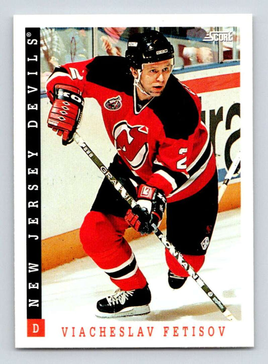 1993-94 Score Canadian #229 Slava Fetisov Hockey New Jersey Devils  Image 1