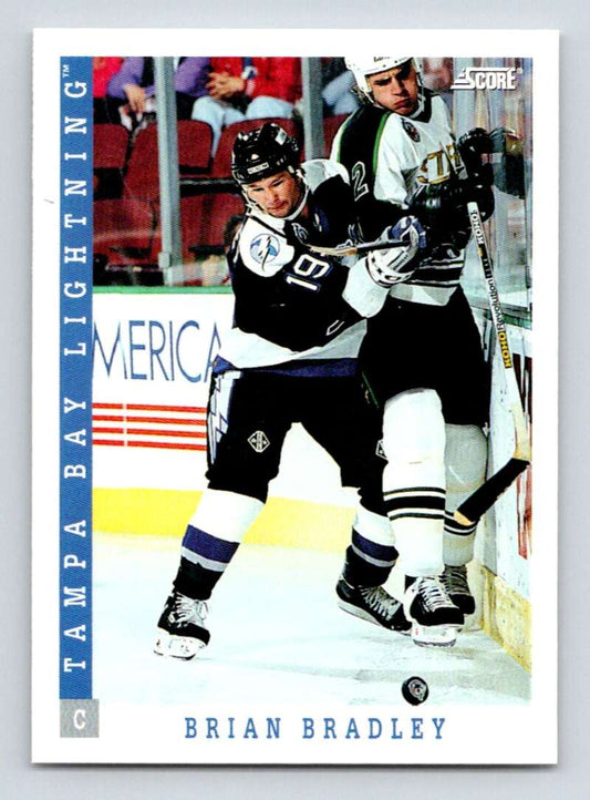 1993-94 Score Canadian #230 Brian Bradley Hockey Tampa Bay Lightning  Image 1