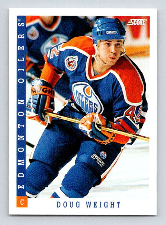 1993-94 Score Canadian #253 Doug Weight Hockey Edmonton Oilers  Image 1