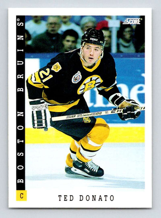 1993-94 Score Canadian #262 Ted Donato Hockey Boston Bruins  Image 1