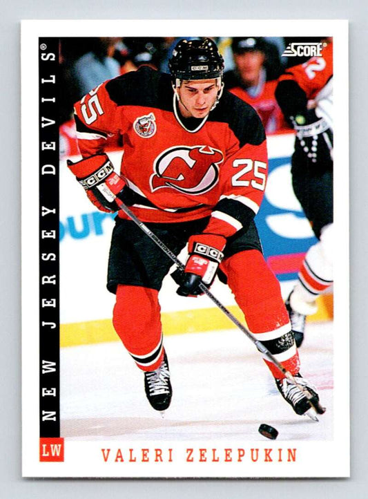 1993-94 Score Canadian #278 Valeri Zelepukin Hockey New Jersey Devils  Image 1