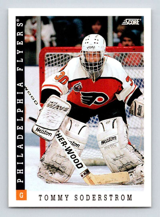 1993-94 Score Canadian #336 Tommy Soderstrom Hockey Philadelphia Flyers  Image 1