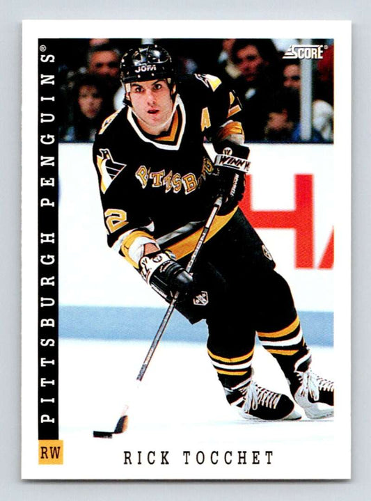 1993-94 Score Canadian #340 Rick Tocchet Hockey Pittsburgh Penguins  Image 1