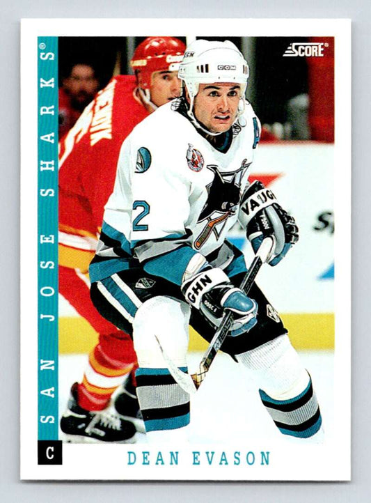 1993-94 Score Canadian #353 Dean Evason Hockey Dallas Stars  Image 1