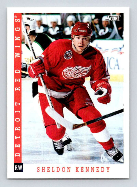 1993-94 Score Canadian #361 Sheldon Kennedy Hockey Detroit Red Wings  Image 1
