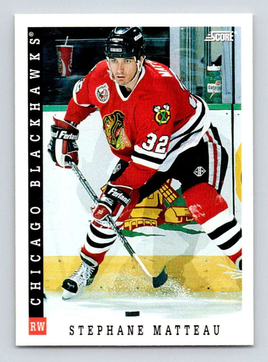 1993-94 Score Canadian #398 Stephane Matteau Hockey  Image 1