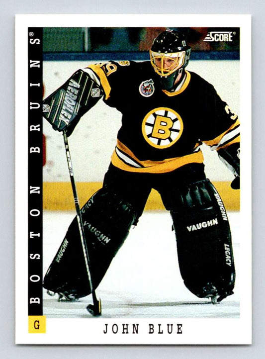 1993-94 Score Canadian #399 John Blue Hockey Boston Bruins  Image 1