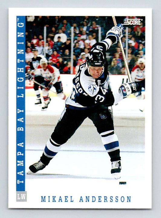 1993-94 Score Canadian #427 Mikael Andersson Hockey Tampa Bay Lightning  Image 1