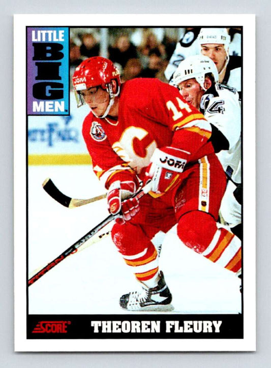 1993-94 Score Canadian #441 Theo Fleury Hockey Calgary Flames  Image 1