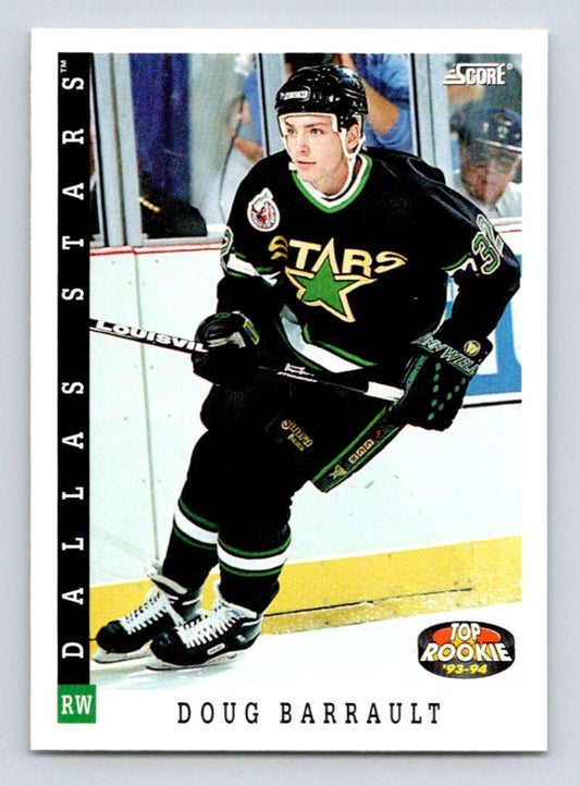 1993-94 Score Canadian #457 Doug Barrault TR Hockey RC Rookie  Image 1