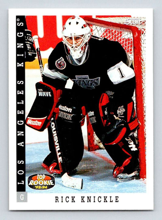 1993-94 Score Canadian #466 Rick Knickle TR Hockey RC Rookie Los Angeles Kings  Image 1