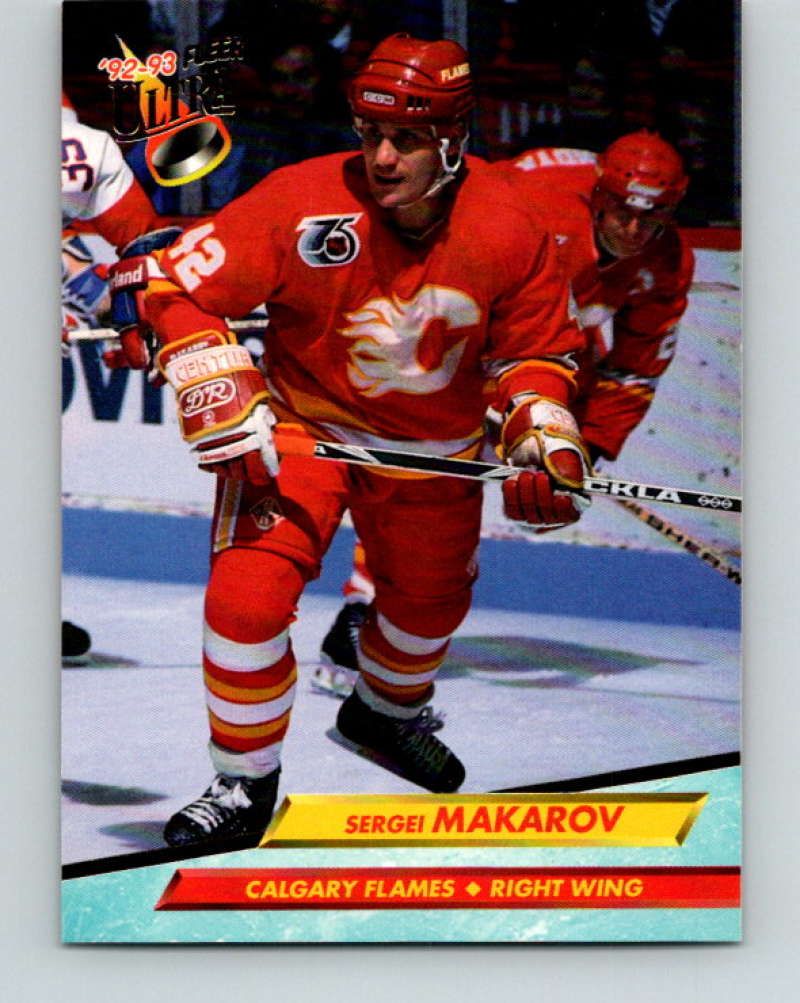 1992-93 Fleer Ultra #24 Sergei Makarov  Calgary Flames  Image 1