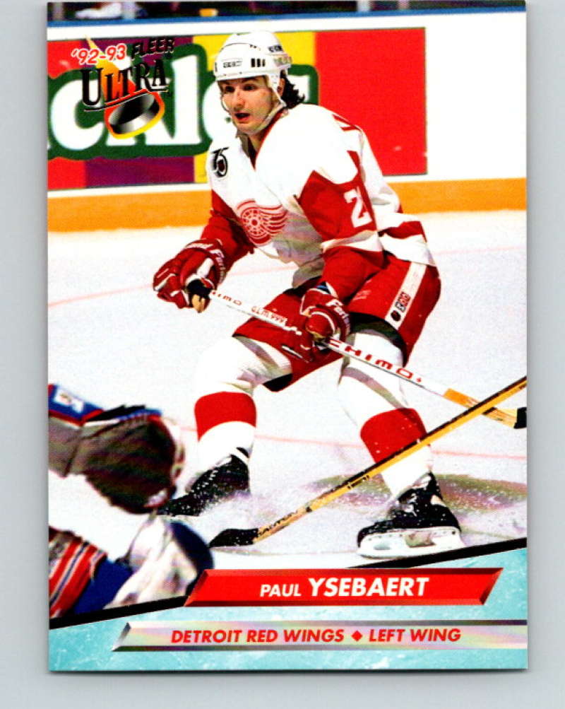 1992-93 Fleer Ultra #54 Paul Ysebaert  Detroit Red Wings  Image 1