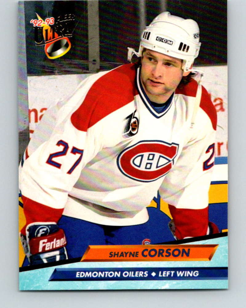 1992-93 Fleer Ultra #57 Shayne Corson   Image 1