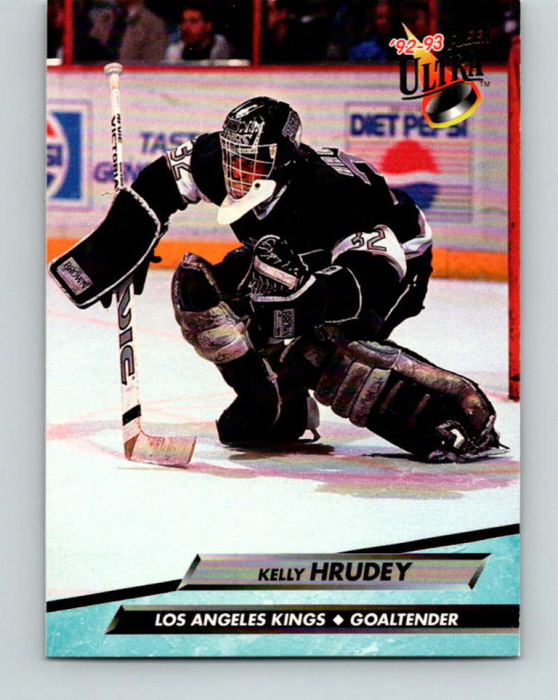 1992-93 Fleer Ultra #84 Kelly Hrudey  Los Angeles Kings  Image 1