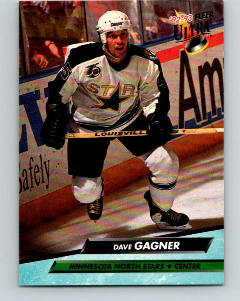 1992-93 Fleer Ultra #94 Dave Gagner  Minnesota North Stars  Image 1