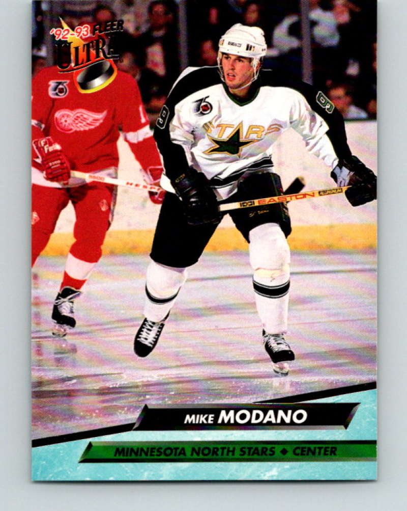 1992-93 Fleer Ultra #96 Mike Modano  Minnesota North Stars  Image 1