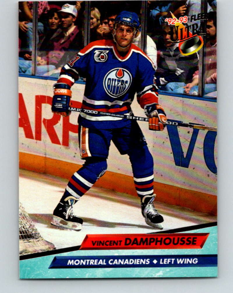 1992-93 Fleer Ultra #103 Vincent Damphousse   Image 1