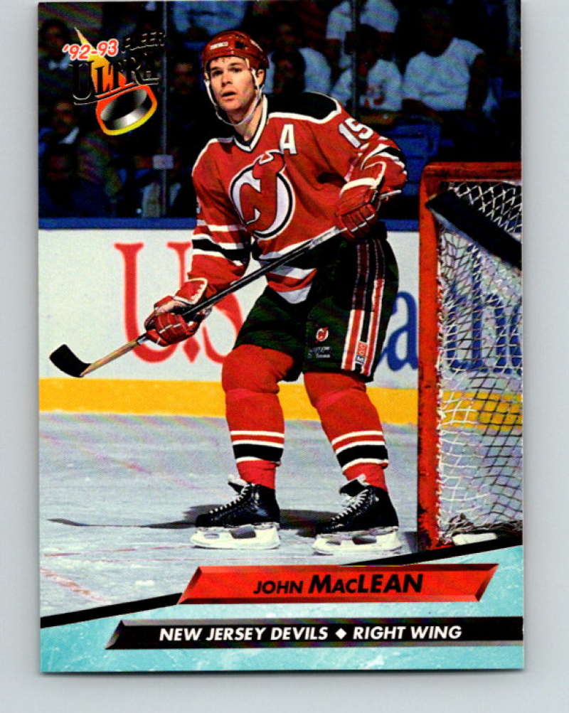 1992-93 Fleer Ultra #115 John MacLean  New Jersey Devils  Image 1