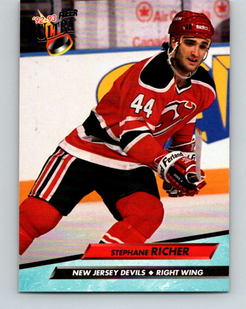 1992-93 Fleer Ultra #117 Stephane Richer  New Jersey Devils  Image 1
