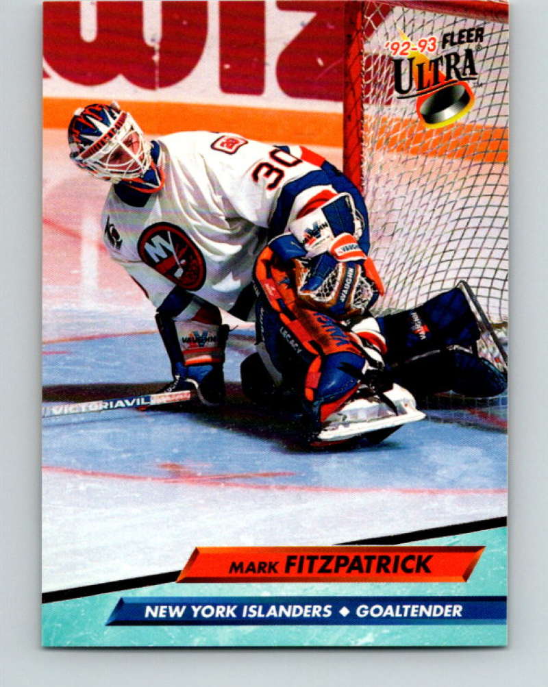 1992-93 Fleer Ultra #124 Mark Fitzpatrick  New York Islanders  Image 1