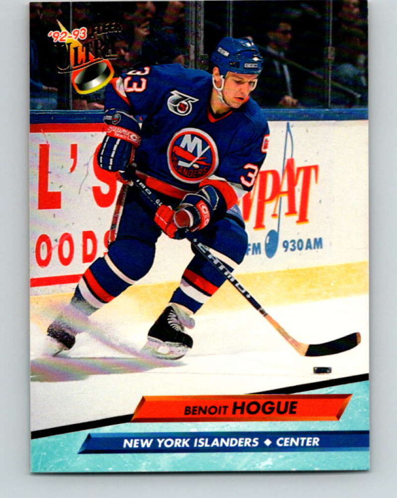 1992-93 Fleer Ultra #127 Benoit Hogue   Image 1