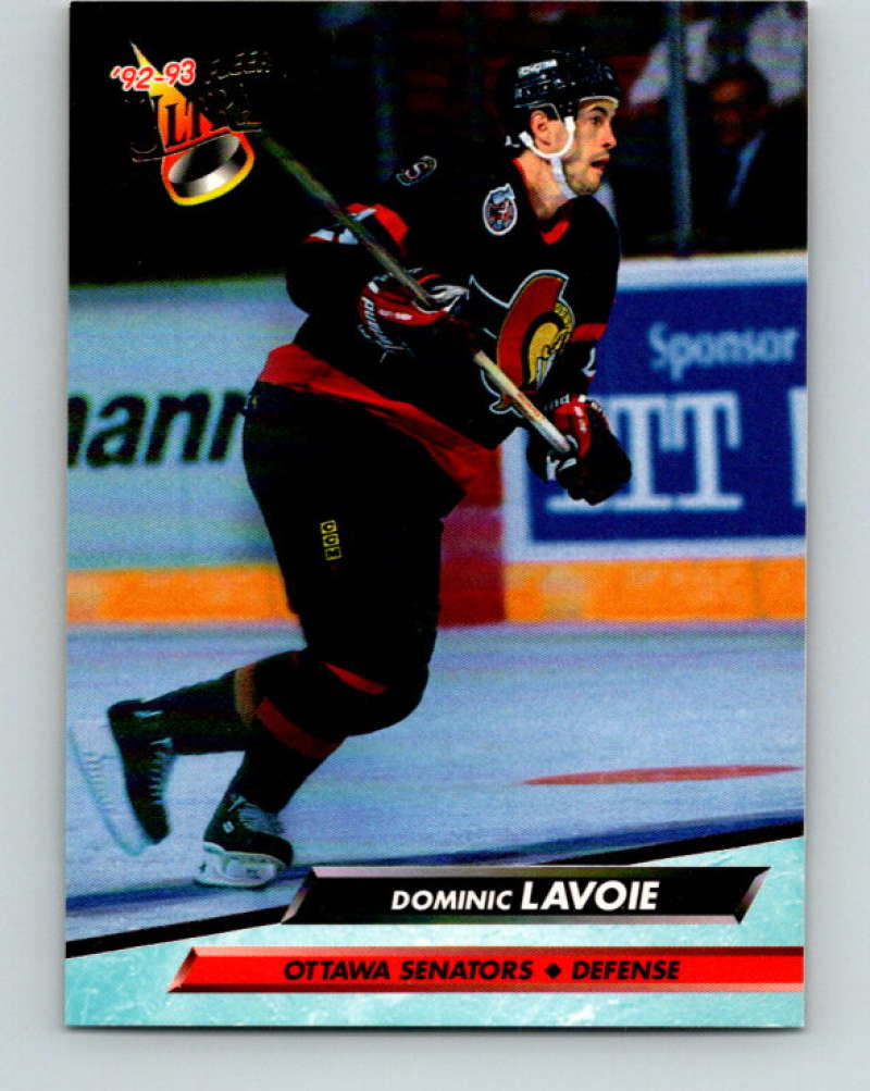 1992-93 Fleer Ultra #145 Dominic Lavoie  Ottawa Senators  Image 1