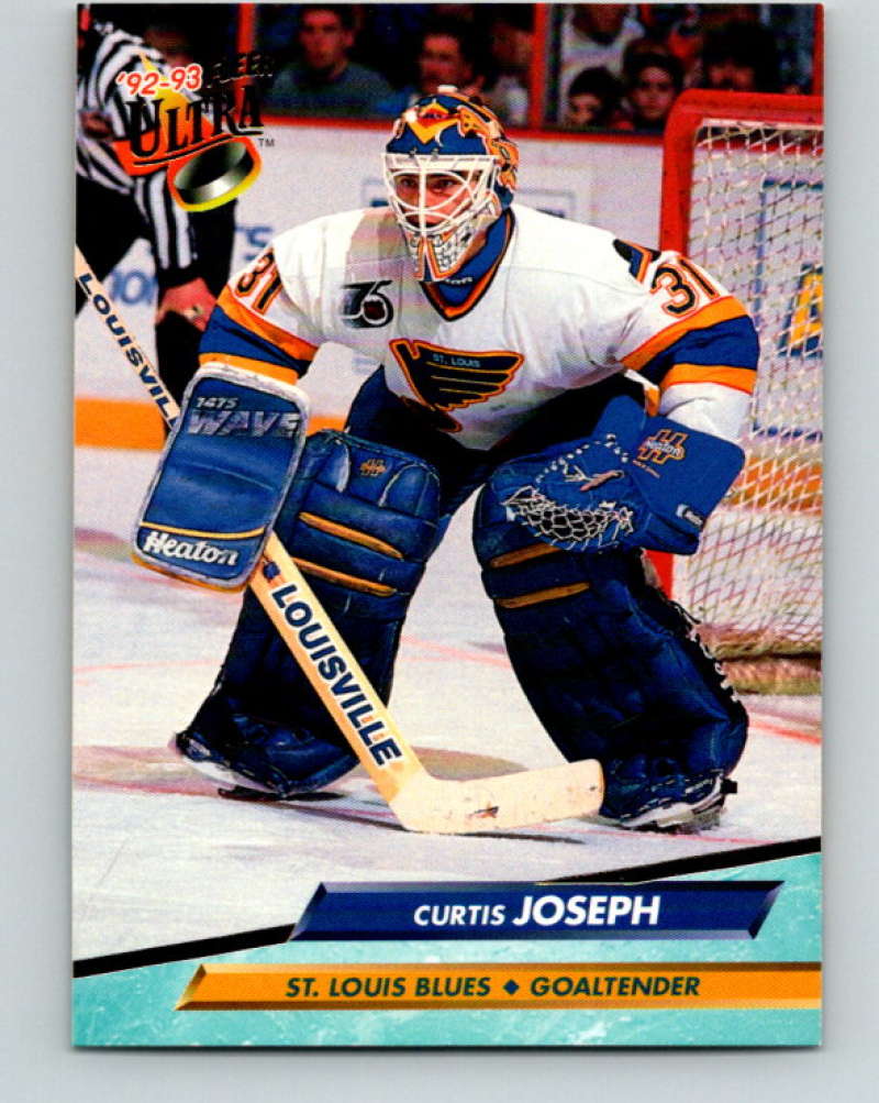 1992-93 Fleer Ultra #188 Curtis Joseph  St. Louis Blues  Image 1