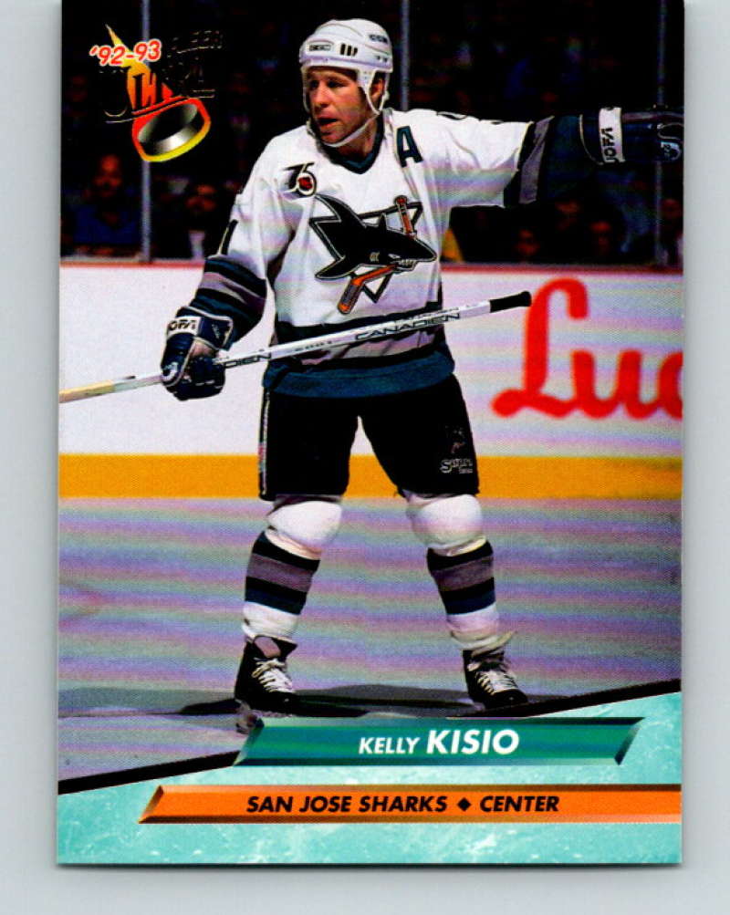 1992-93 Fleer Ultra #196 Kelly Kisio  San Jose Sharks  Image 1