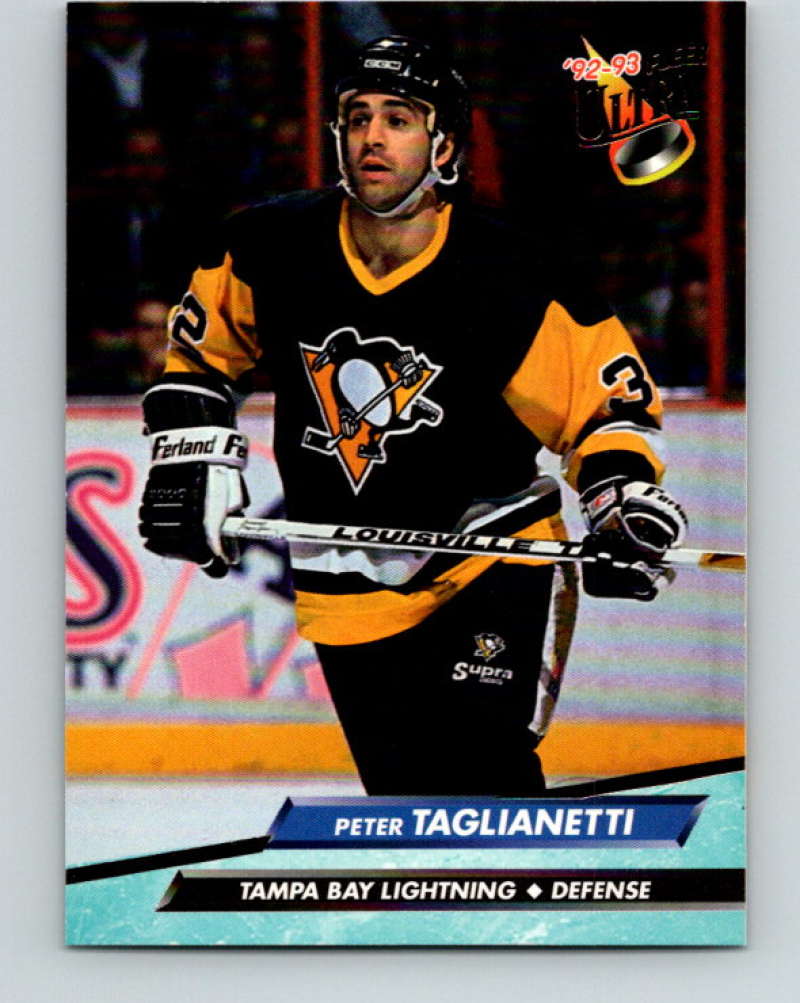 1992-93 Fleer Ultra #204 Peter Taglianetti  Tampa Bay Lightning  Image 1
