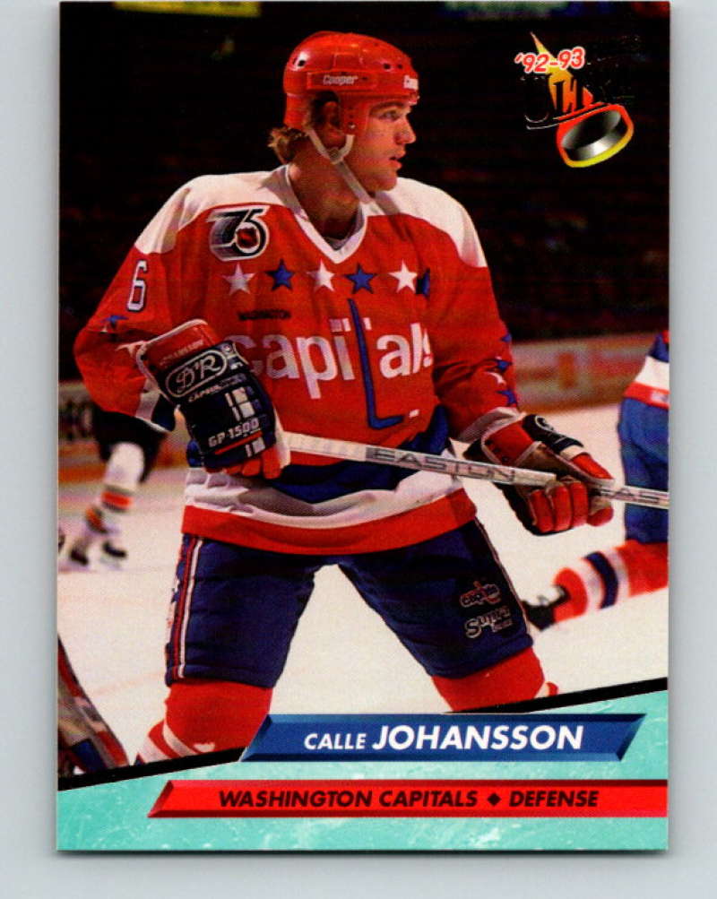 1992-93 Fleer Ultra #234 Calle Johansson  Washington Capitals  Image 1