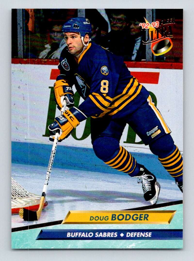 1992-93 Fleer Ultra #258 Doug Bodger  Buffalo Sabres  Image 1