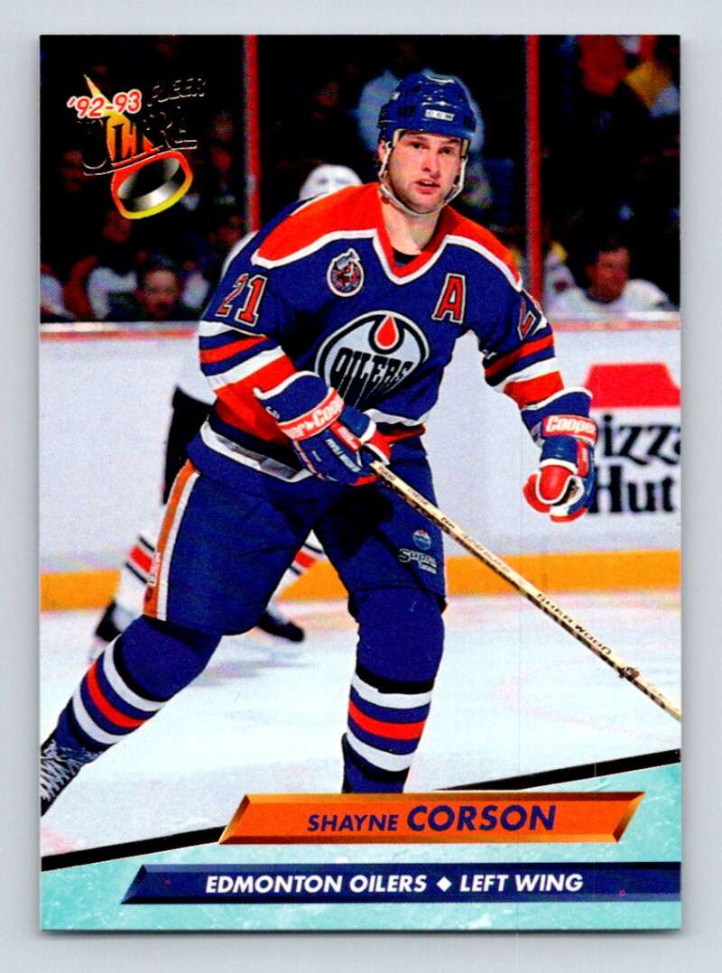 1992-93 Fleer Ultra #292 Shayne Corson   Image 1