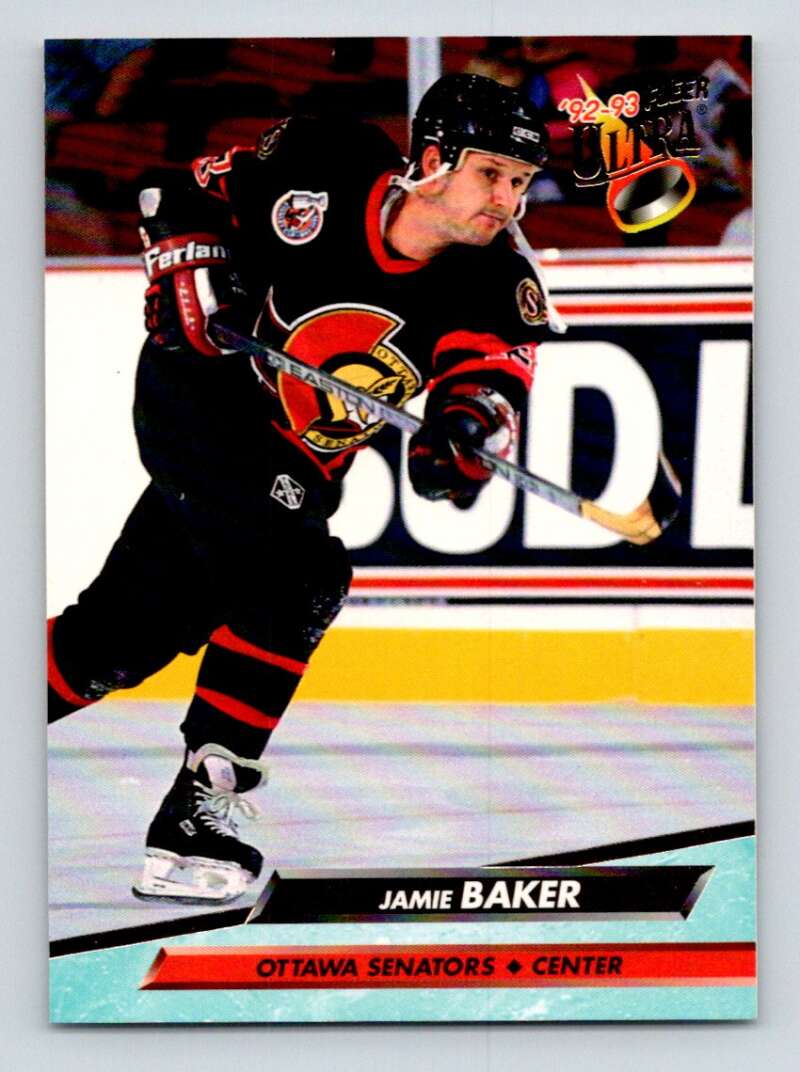 1992-93 Fleer Ultra #360 Jamie Baker  Quebec Nordiques  Image 1