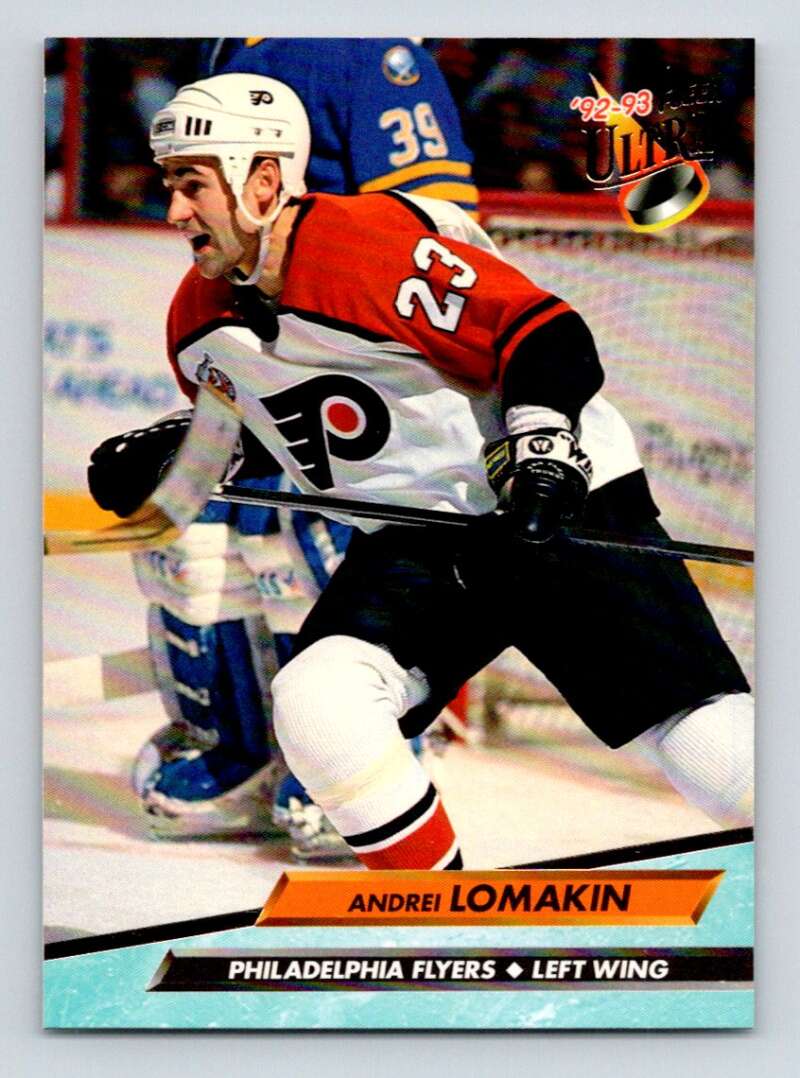 1992-93 Fleer Ultra #372 Andrei Lomakin  Philadelphia Flyers  Image 1