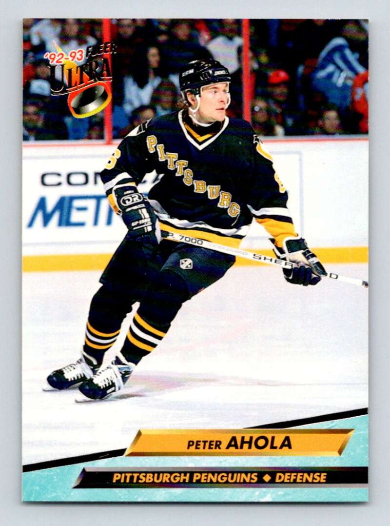 1992-93 Fleer Ultra #376 Peter Ahola   Image 1