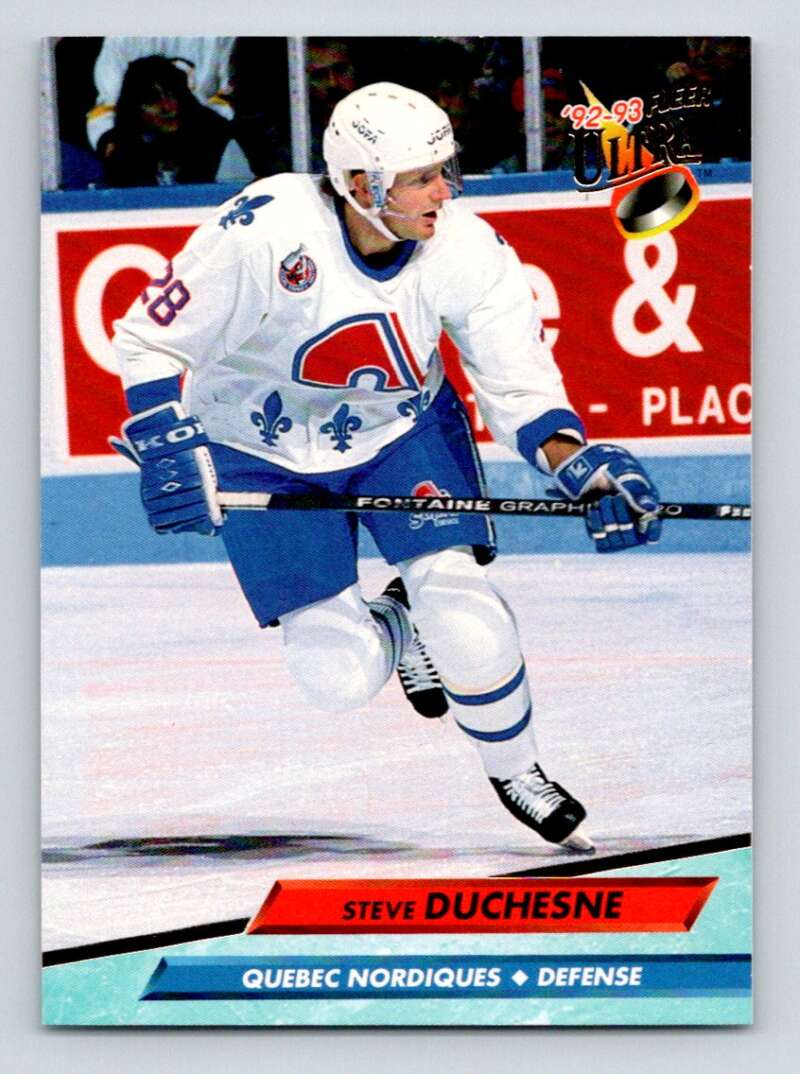 1992-93 Fleer Ultra #384 Steve Duchesne   Image 1