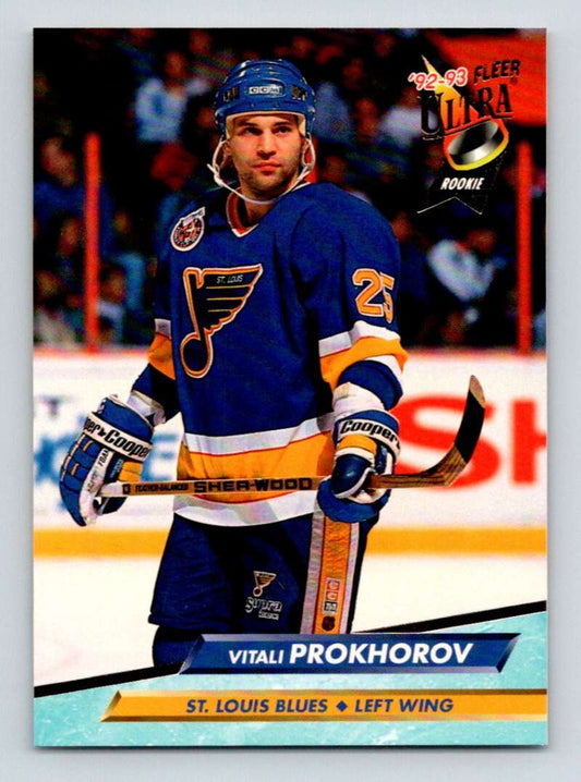 1992-93 Fleer Ultra #397 Vitali Prokhorov  RC Rookie  Image 1