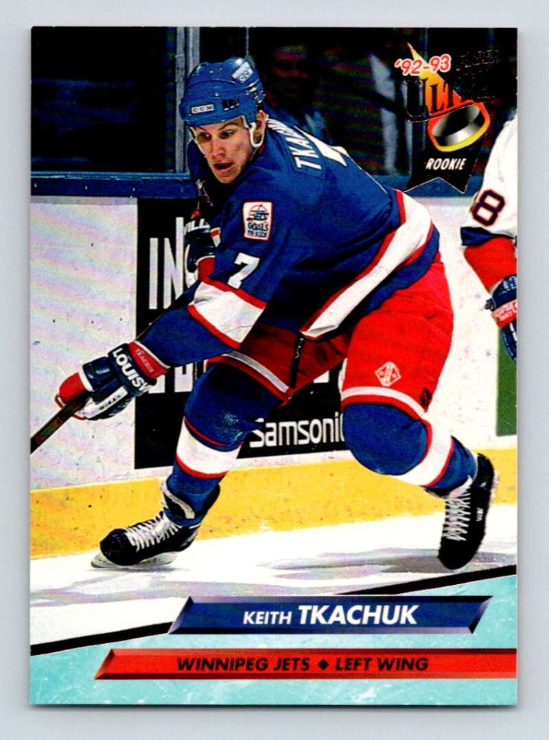 1992-93 Fleer Ultra #446 Keith Tkachuk   Image 1