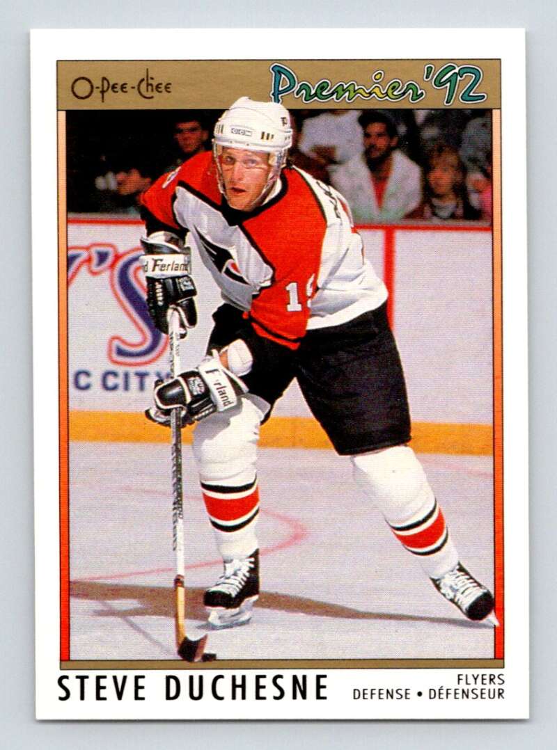 1991-92 OPC Premier #13 Steve Duchesne  Philadelphia Flyers  Image 1