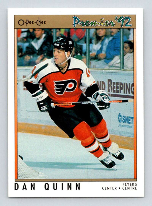 1991-92 OPC Premier #27 Dan Quinn  Philadelphia Flyers  Image 1