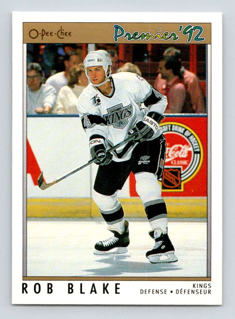 1991-92 OPC Premier #44 Rob Blake  Los Angeles Kings  Image 1