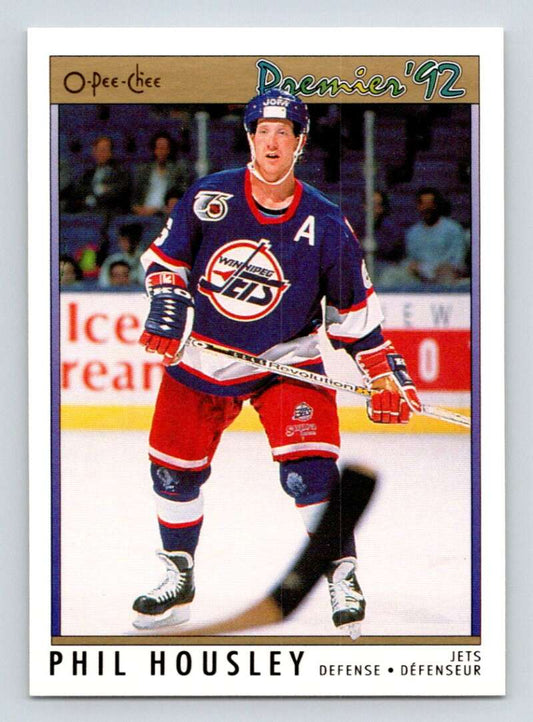 1991-92 OPC Premier #50 Phil Housley  Winnipeg Jets  Image 1
