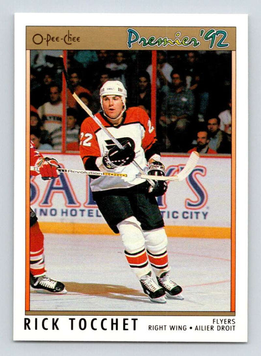1991-92 OPC Premier #63 Rick Tocchet  Philadelphia Flyers  Image 1