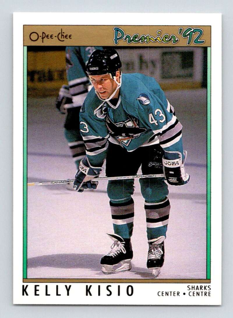 1991-92 OPC Premier #69 Kelly Kisio  San Jose Sharks  Image 1