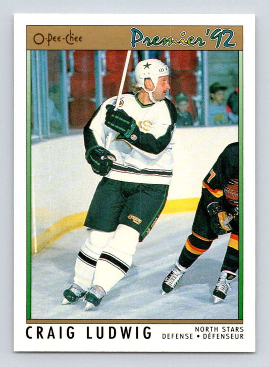 1991-92 OPC Premier #80 Craig Ludwig  New York Islanders  Image 1