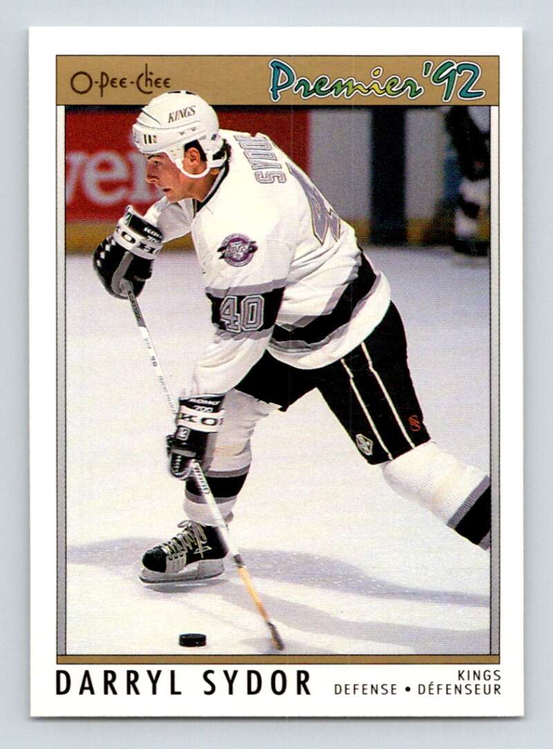 1991-92 OPC Premier #90 Darryl Sydor  Los Angeles Kings  Image 1