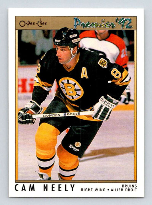 1991-92 OPC Premier #107 Cam Neely  Boston Bruins  Image 1